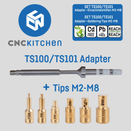 TS100/101 Soldering Adapter + Tips Set