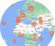 Carte du Monde Prusa