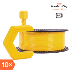 Prusament PETG Mango Yellow 1kg (NFC) – Multipack 10 uds