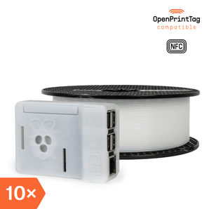 Prusament PETG V0 Natural 1kg (NFC) – Multipack 10 pcs