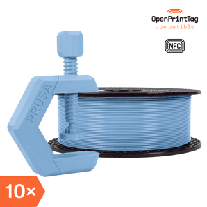 Prusament PETG Chalky Blue 1kg (NFC) – Multipack 10 uds