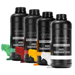 Prusament Resin Model Transparent Bundle 3+1 FREE