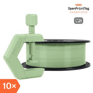 Prusament PETG Pistachio Green 1kg (NFC) – Multipack 10 uds