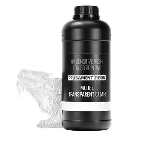 Prusament Resin Model Transparent Clear 1kg