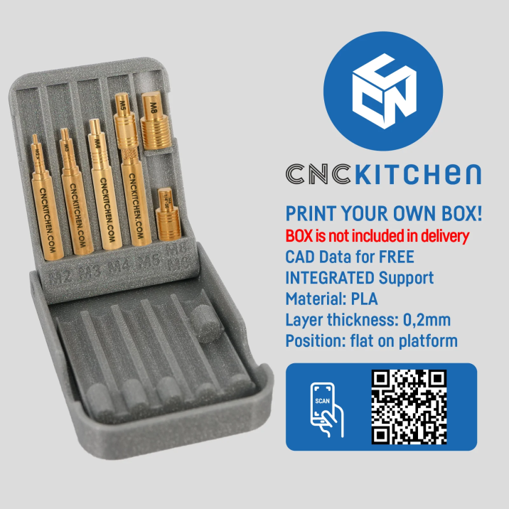 Case for CNC Kitchen Threaded Inserts Soldering Tips