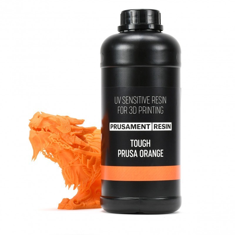 Prusament Resin Tough Prusa Orange 1kg Original Prusa 3D printers directly from Josef Prusa